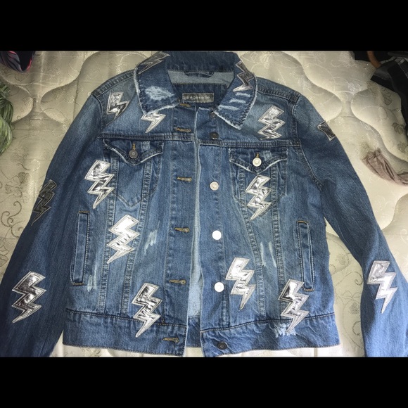 Lightning bolt Jean jacket
